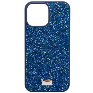 Чехол-накладка Swarovski для iPhone 13 (синий)